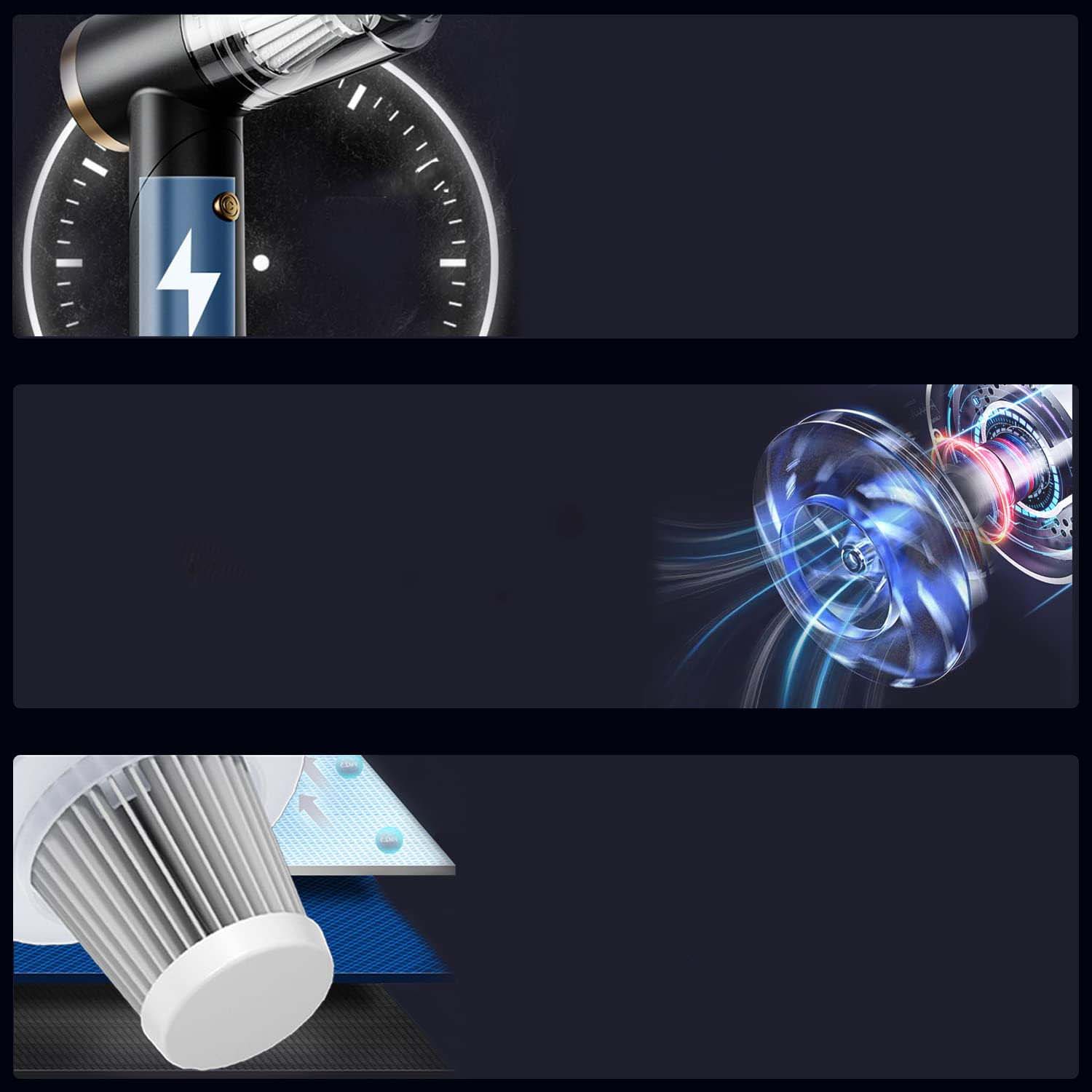 Mini Wireless Vacuum Cleaner – Premium Home & Car Cleaning